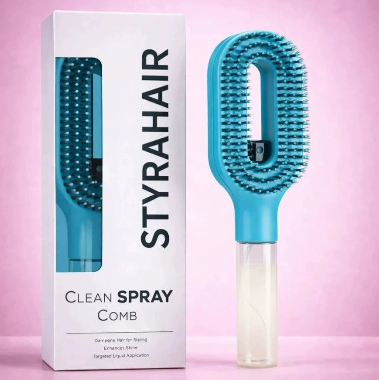 Water Spray Hair Comb with Anti-Static Handle